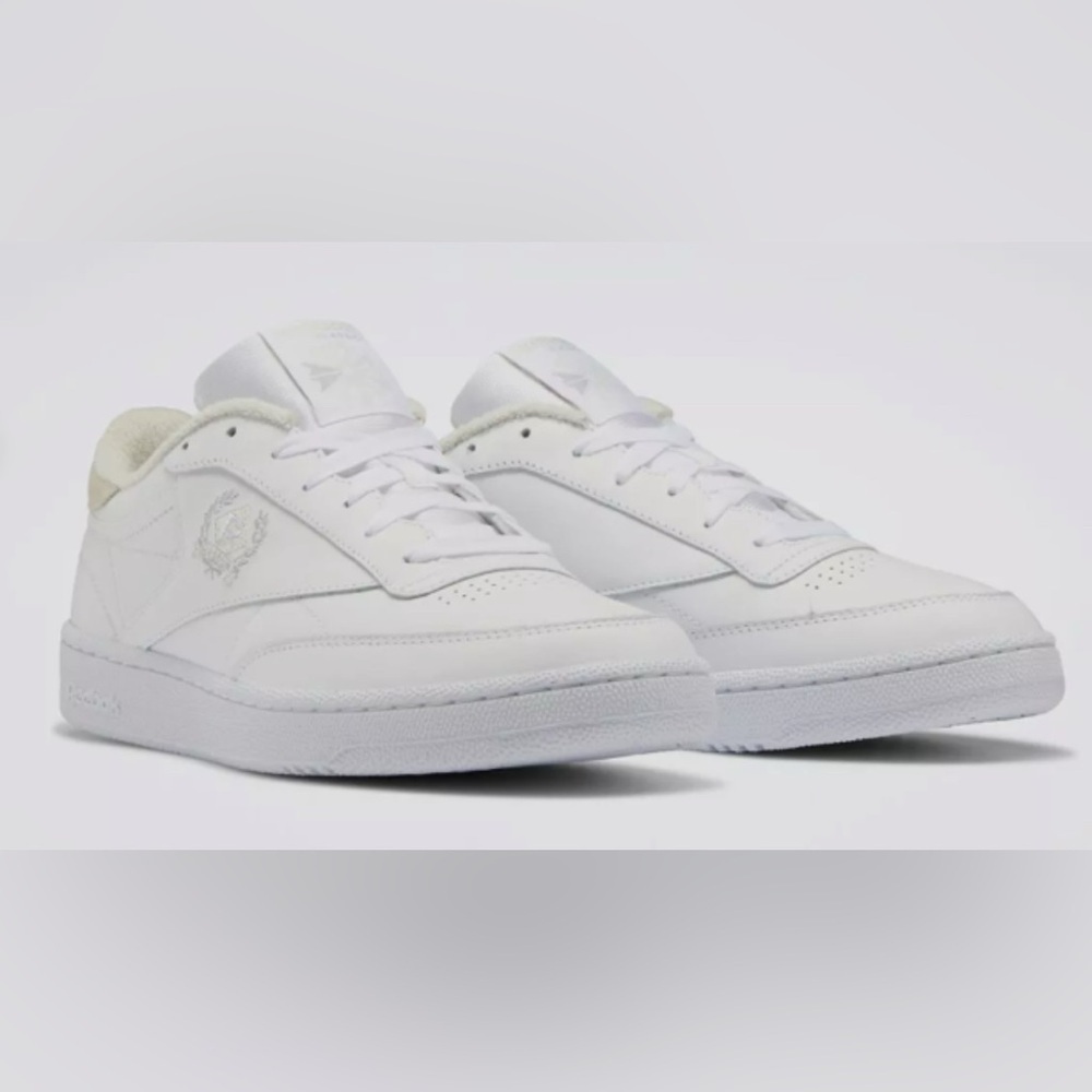 NWB Reebok Club C 85 GZ3655 White Leather Low Top Tennis Sneaker - Picture 3 of 8